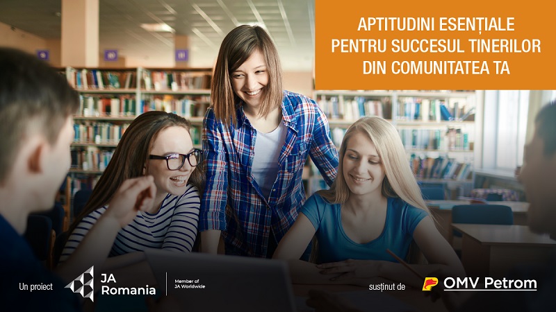 Aptitudini esențiale pentru succesul tinerilor din comunitatea ta – o nouă ediție a proiectului Junior Achievement Romania