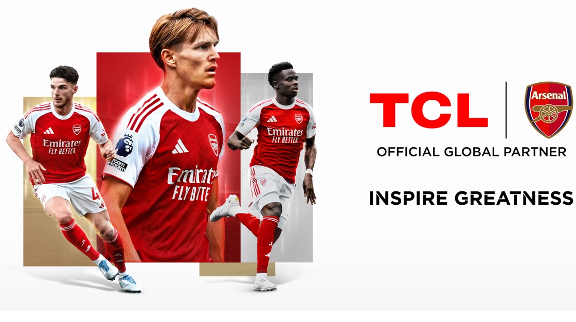 TCL a devenit Partenerul Oficial Global de Electronice de Consum al clubului londonez Arsenal