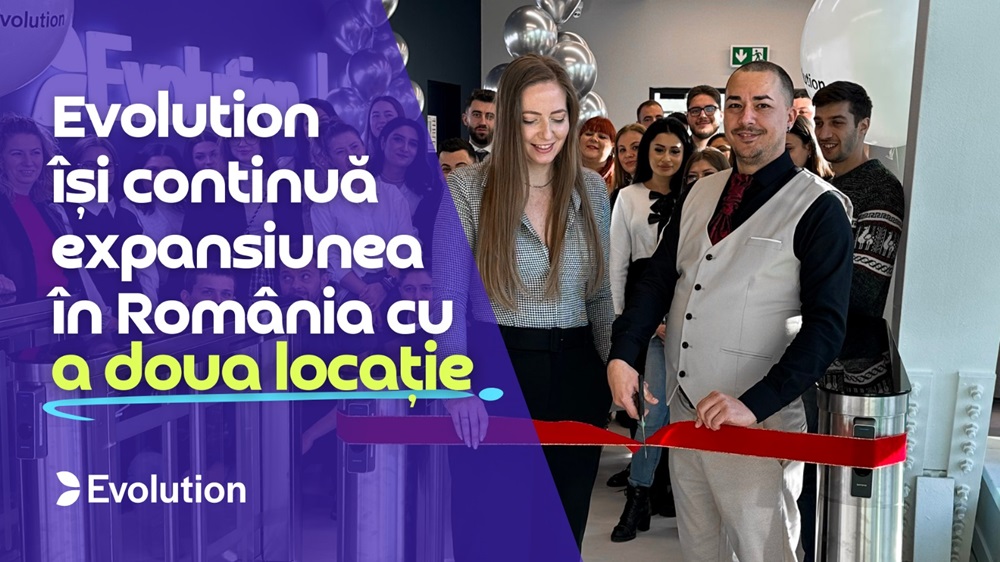 Cu a doua locație din România, Evolution vrea să ajungă la 700 de angajați