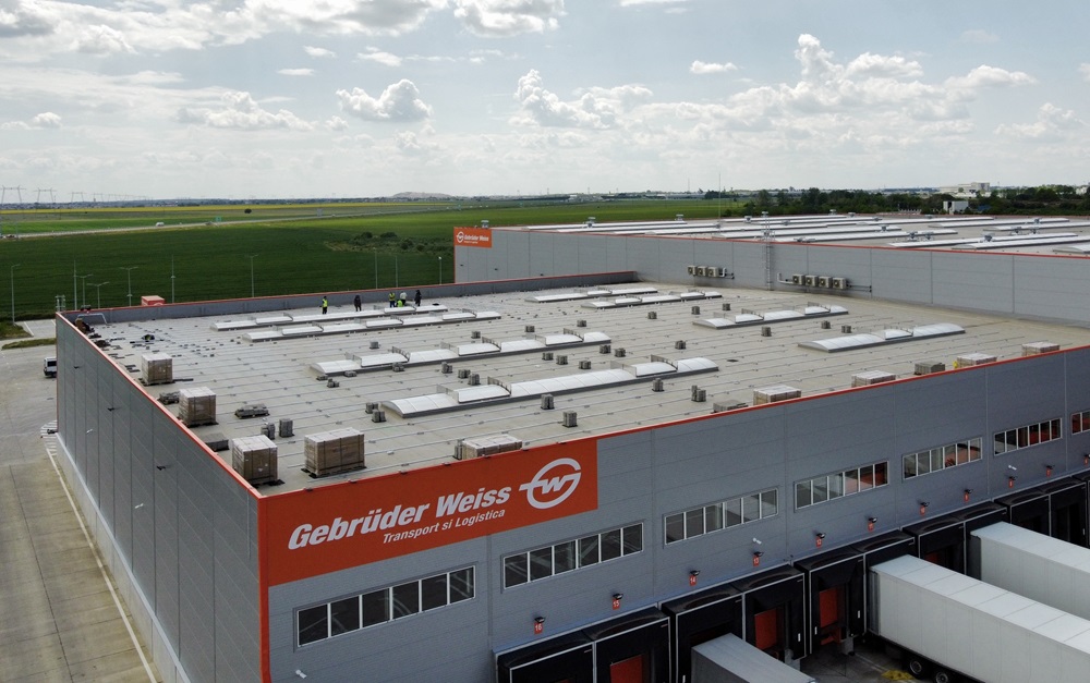 Instalație solară pentru operațiunile Gebrüder Weiss România din Popești-Leordeni