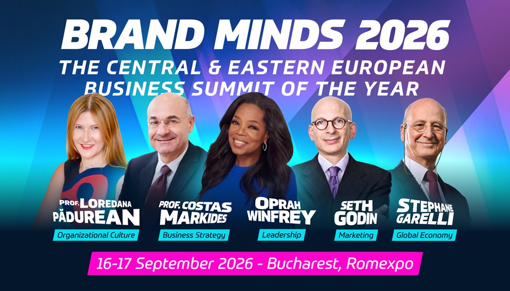 Summitul Brand Minds 2026: Oprah Winfrey, supranumită Queen of All Media, vine la București