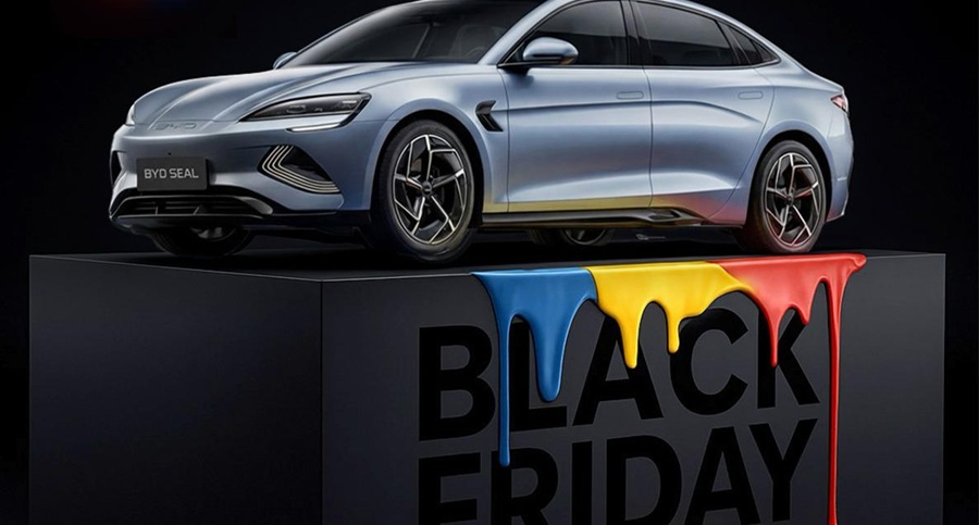 Prima campanie de Black Friday lansată de BYD în România: costuri reduse la achiziția de mașini