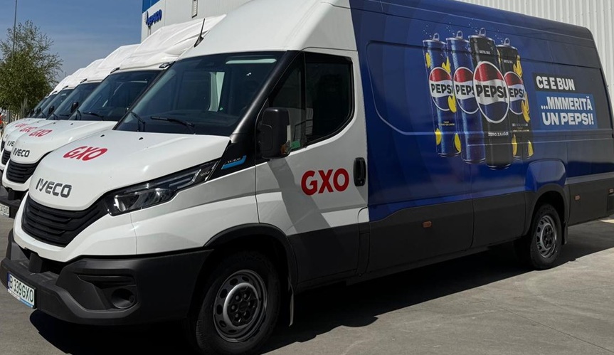 Circa 25% din flota de distribuție operată de GXO pentru PepsiCo în București-Ilfov este electrificată