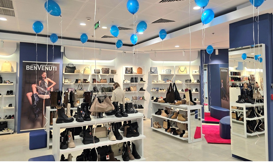 Retailerul de încălțăminte și marochinărie Benvenuti a remodelat magazinul din Winmarkt Bistrița